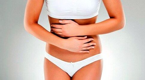 коремна болка поради паразити